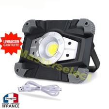 Projecteur lampe 20w de secours rechargeable chargeur de batterie de téléphone p