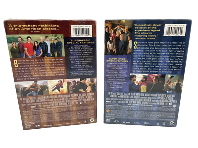 SMALLVILLE Complete Season 1 + 2 DVD Box Sets (12 Discs) Superman