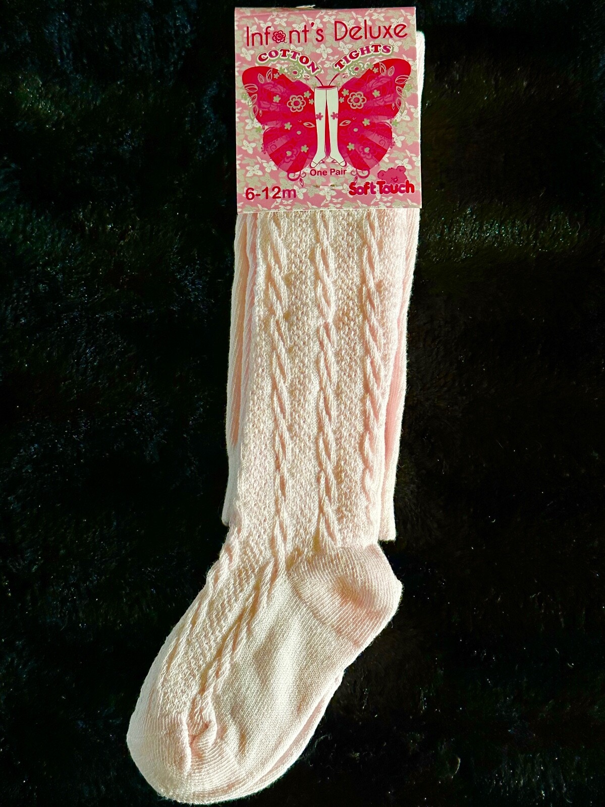 BABY GIRL PINK CHAIN TIGHTS 3/6 MONTHSWEDDINGCHRISTENINGNEW