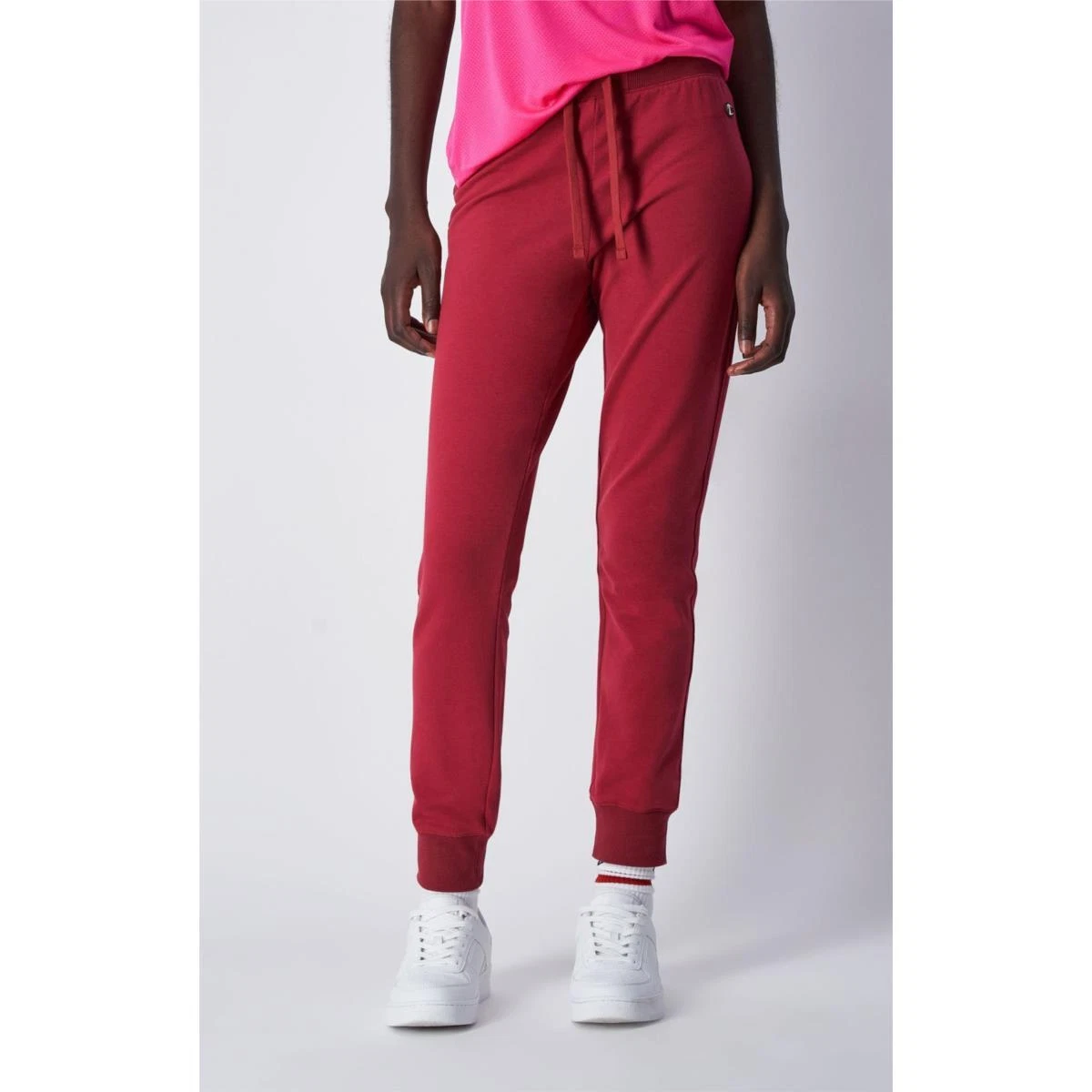 PANTALONE DONNA CHAMPION ROSSO 116605 RS508 PANT TUTA POLSINO ROSSO DONNA