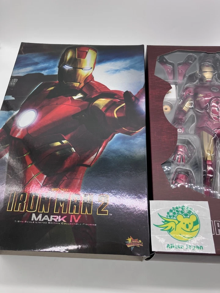 Hot Toys Modellino Iron Man 2 Mark IV 4 MMS 123 Tony Stark scala 1/6 12 pollici - Immagine 3 di 4