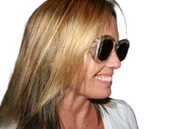 FENDI VINTAGE BROWN LENS CLEAR OVERSIZE SUNGLASSES MOD  display picture 1