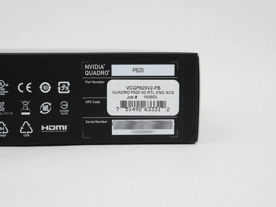 PNY nVIDIA Quadro P620 2GB GDDR5 PCI-e x16 4x mini-DP VCQP620-PB - Image 2 of 4