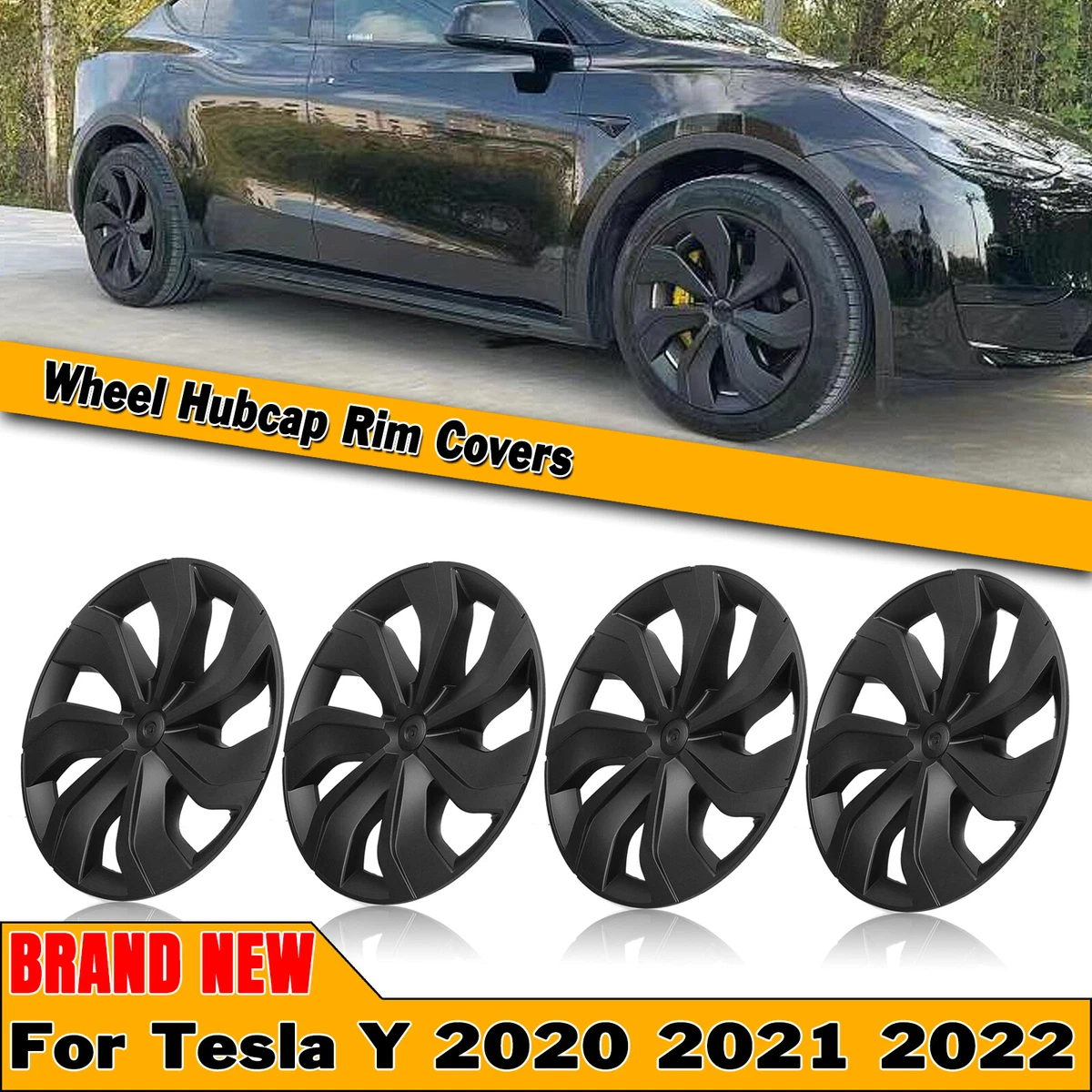 Black best sale hubcap covers