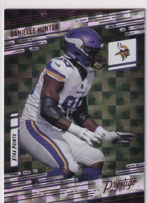 Panini 2021 Prestige NFL No. 161 Danielle Hunter Xtra Points Mosaic Parallel