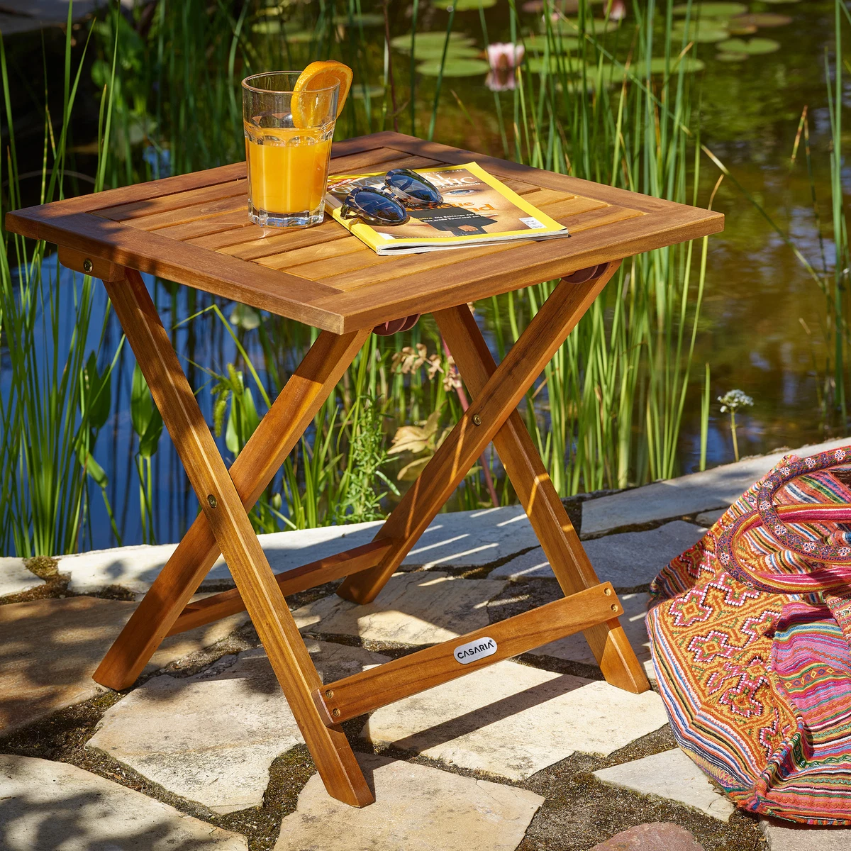 Folding wood patio table outlet