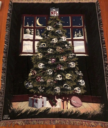 VINTAGE NFL Teams Helmets Christmas 