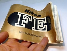 Nikon FE camera Instructions manual Guide Book 1981 - OEM