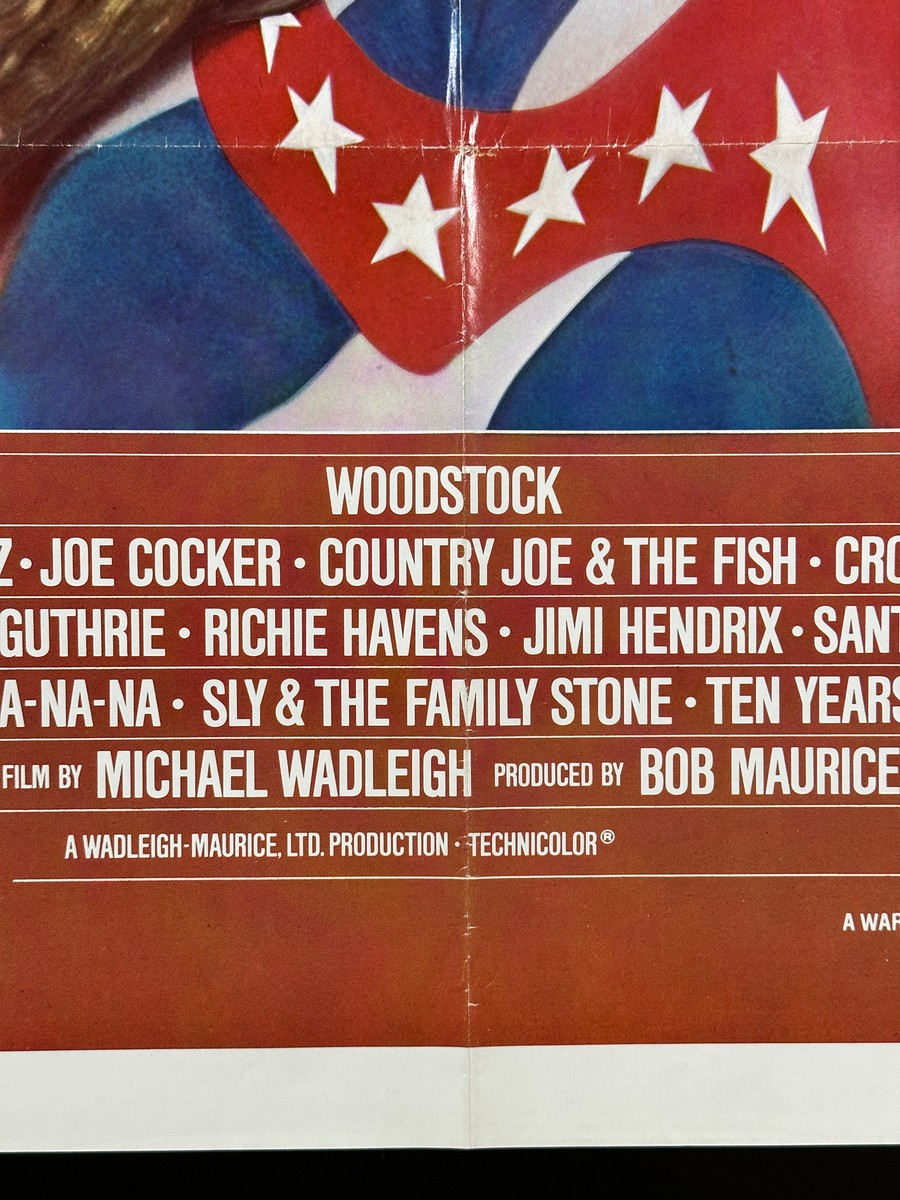 Woodstock original movie poster (R1979) | eBay UK