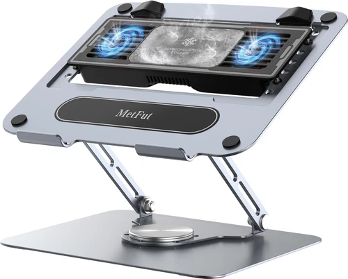 Laptop Cooling Stand with Detachable Thermoelectric Cooler, Adjustable Height & 