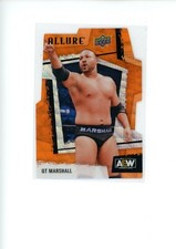 2022 Upper Deck Allure AEW QT Marshall #70 Orange Slice Die Cut