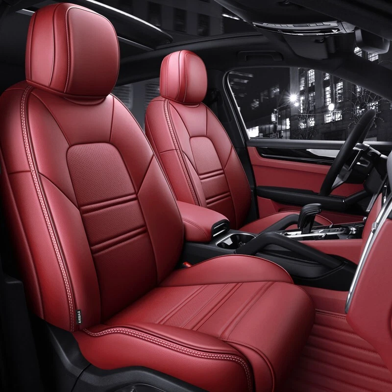 适用于 2010 - 2023 PORSCHE CAYENNE MOTOPTES 定制耐用汽车座椅皮革保护套 — 第 4/4 张图片
