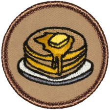 Pancakes Patrol Patch - 2" Round Embroidered Patch