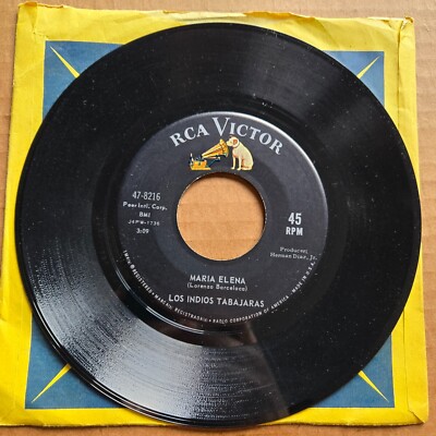 LOS INDIOS TABAJARAS Maria Elena RCA 45 7'' Record Vinyl Records