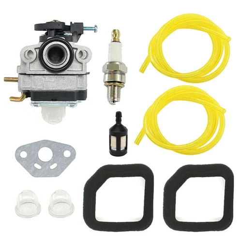 Carburetor For Ryobi RLT254CDSO RLT254CSEON Ruixing Carb Air Filter Hose Kit - Picture 2 of 8