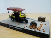 Diorama Tuk Tuk James Bond Film Octopussy 1/43 Taxi