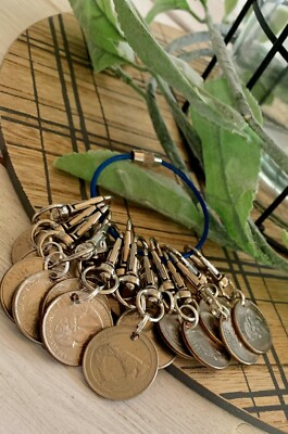 Aldi Quarter Keychain, Quarter Holder, Aldi Cart Key, Lotto Scratcher, Aldi Food