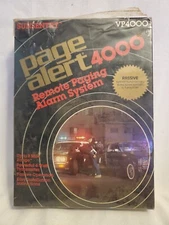 Page Alert4000 Remote Paging Alarm System Pentron Sunsentry Open Box Vtg 80s