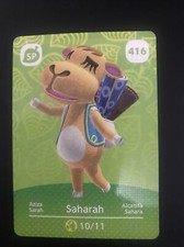 Genuine Animal Crossing Series 5 Amiibo Card SAHARAH # 416
