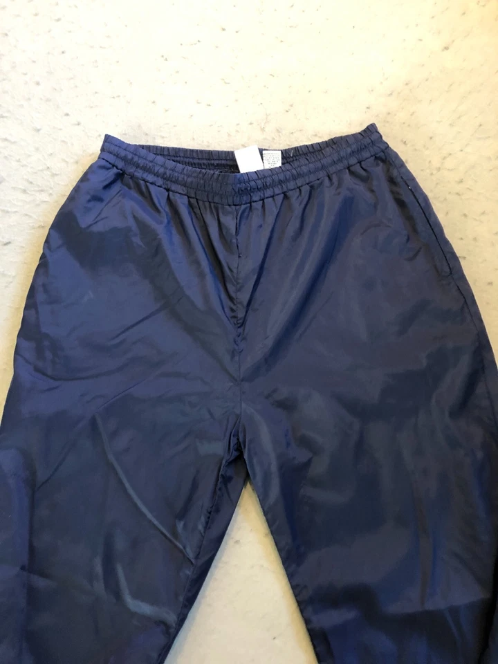 Pantalones de nieve vintage para adultos grandes 100 % nailon cintura elástica joggers Foto 3 de 4