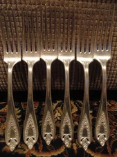 Old Colony 1847 Rogers B International Silver, Silver Plate 1911 SilverWare Vtg