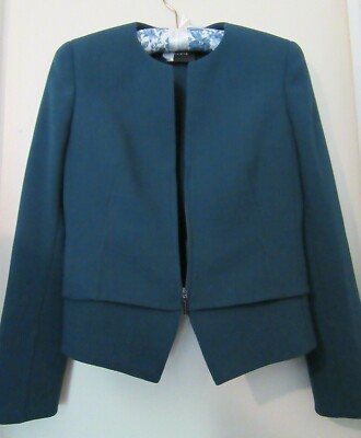 $3950 New Auth AKRIS 100% Wool Cropped Jacket Sz.4