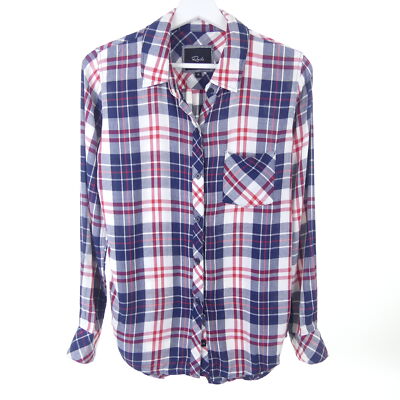 RAILS Bluse Blouse Hemdbluse Kariert Gr. XS