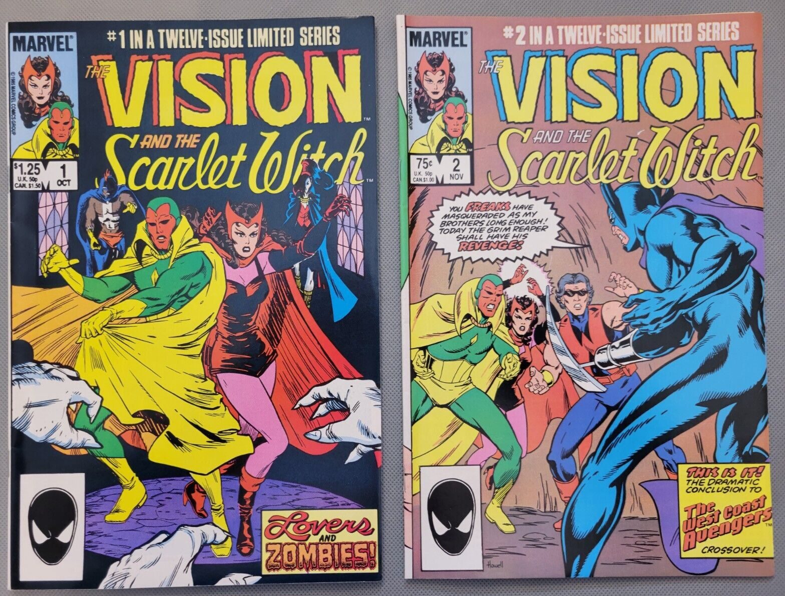 Vision and the Scarlet Witch (1985) #8, Comic Issues