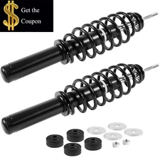 2 Front Coil-Over Shocks With Bushings Fits John Deere HPX Gator XUV620i XUV850D
