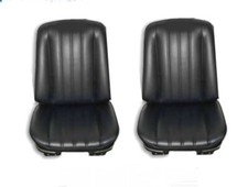 1968 Chevy Ii Nova Bucket Seats Black Complete