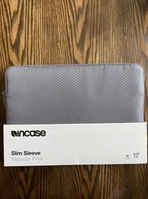 Incase Slim Sleeve in Honeycomb Ripstop for MacBook 12" Gray  NEW