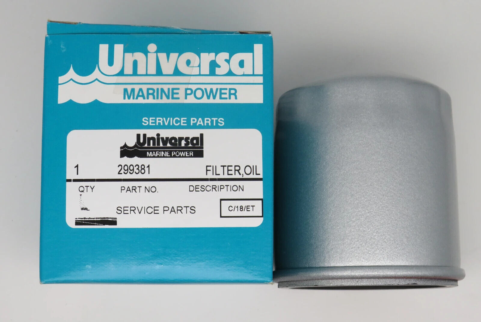 299381 Universal Marine Power Oil Filter