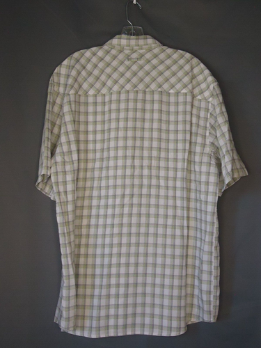 Honolua Surf Co Kurzarm Hawaiihemd grün schwarz creme kariert Herren XXL - Bild 10 von 10