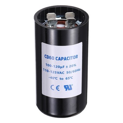CD60 Kondensator 100-120 UF/Mfd 110-125 VAC 50/60 Hz Für Elektromotor Start