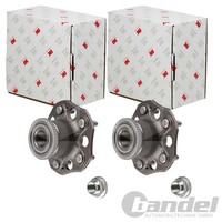 2X NK RADLAGER-SATZ Hinten Passend FÜR Honda Accord Links+Rechts | 762632