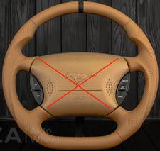 Ford Mustang Gt Cobra Svt Custom Saddle Brown Steering Wheel Gt350r 94-04 Ford Mustang Gt Cobra Svt Custom Saddle Brown Steering Wheel Gt350r 94-04