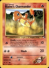 Blaine's Charmander Gym Heroes 2000 61/132 Common Pokemon NM on eBay