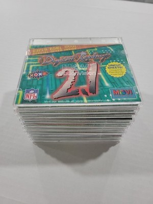COMPLETE 10 CARD SET 1998 Motionvision Series 2.1 NFL Digital Replays Movi 1997