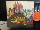 THE BEATLES YELLOW SUBMARINE LP ON CAPITOL  RECORDS ORANGE LABEL VINYL EXC