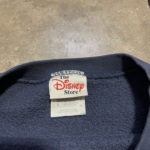 Vintage Eeyore Sweatshirt Large Navy Blue Winnie the Pooh Cartoon Disney Art 90s - Picture 8 of 8