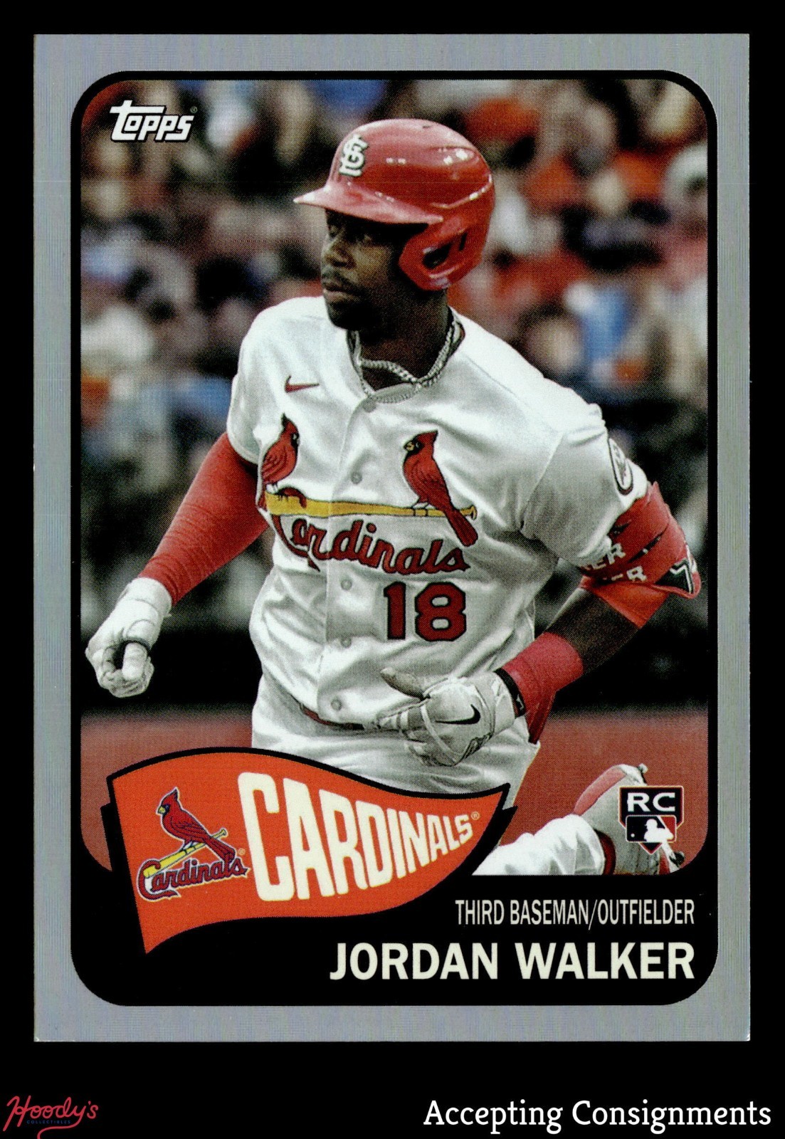 2023 Topps Archives Rainbow #154 Jordan Walker 117/199 ROOKIE RC CARDINALS