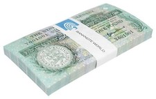 Guernsey 1 Pound, 1991-2016 ND, P-52d, UNC X 100 PCS Bundle Pack