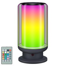 Bedside Table Lamp Kids with Remote, Color Changing Desktop Led Light with Ti...