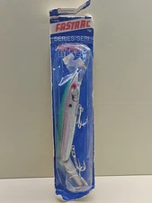Fastrac FTJ3G44 Rebel NOS 1984 Fish Lure Green Silver Jointed USA