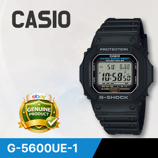 Casio G-SHOCK G-5600UE-1D Tough Solar Watch Japan import Domestic