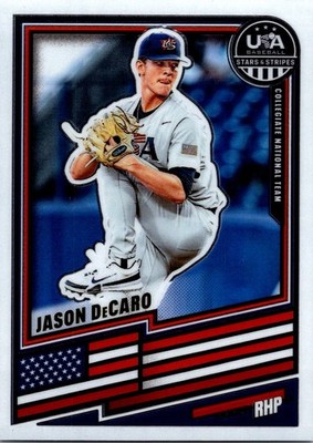 2026 Panini Stars & Stripes Prizm USA Baseball #105 Jason DeCaro
