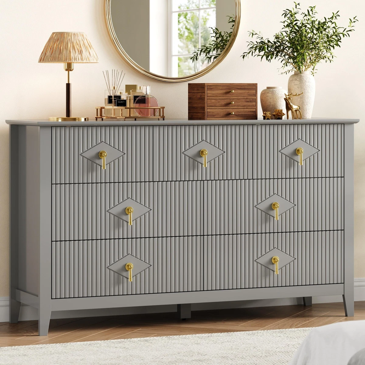 mid century modern dresser vanity Mid Century Modern Highboy Dresser with Vanity by Lane's Perception Li –  Atomic Furnishing & Design