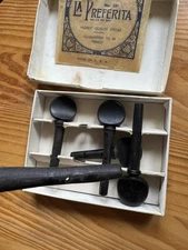 5 Violin Pegs Set Grover musical 5B Champion patent pegs plus string