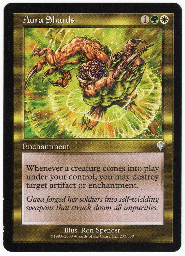 Aura Shards 2000 Invasion Multi-Color Uncommon Enchantment MTG SP - NM AZ9