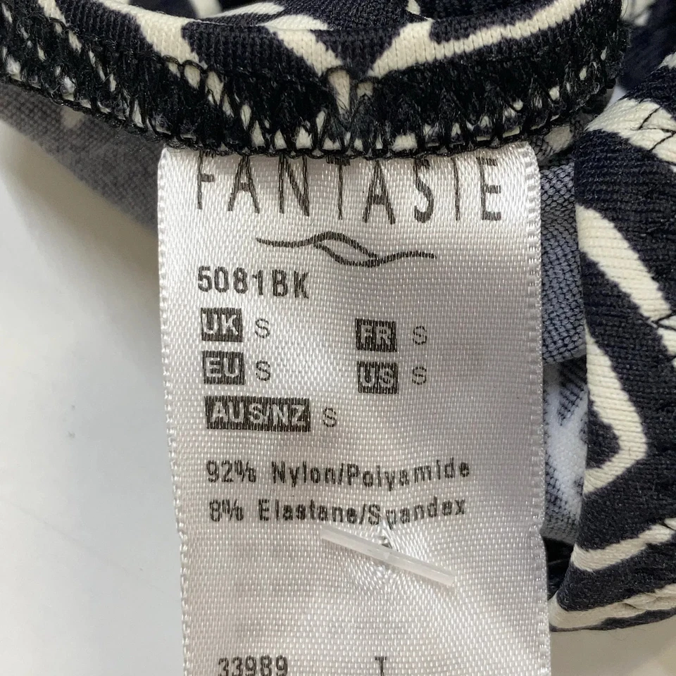 Fantasie, Bikiniunterteil, Größe: S, Schwarz/Weiß, Elasthan/Nylon #ZdP - Bild 4 von 4
